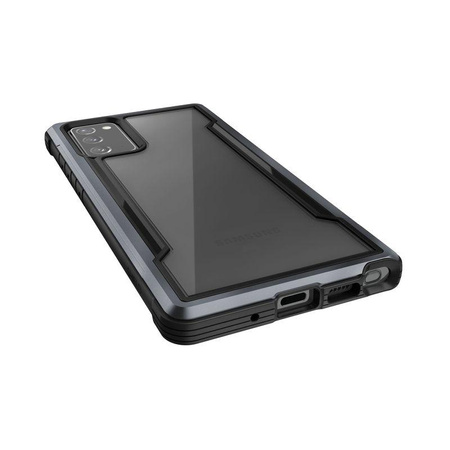 X-Doria Raptic Shield - Etui aluminiowe Samsung Galaxy Note 20 (Drop test 3m) (Black)