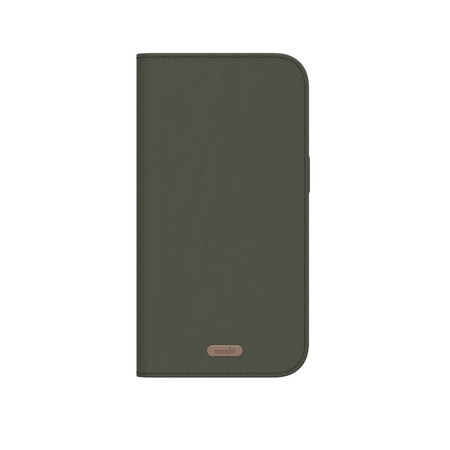 ETUI Z KLAPKĄ DO IPHONE 17 PRO do MAGSAFE MOSHI SKÓRZANE MAGNETYCZNE