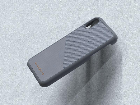 Nordic Elements Original Hel - Drewniane etui iPhone XR (Mid Grey)