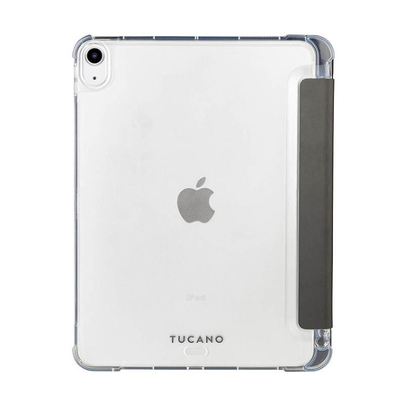 Tucano Satin Case - Tasche für iPad 11" (2025) / iPad 10.9" (2022) mit Magnet & Standfuß mit Apple Pencil Halter (schwarz)