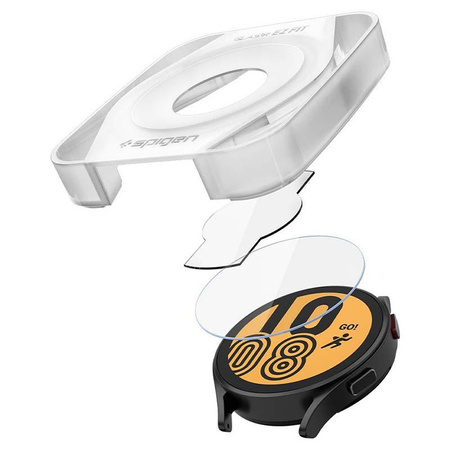 Spigen GLAS.TR EZ FIT 2-Pack - Edzett üveg Samsung Galaxy Watch 4 / 5 44 mm-es órához (2 db)