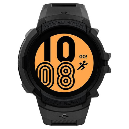 Spigen Rugged Armor Pro - řemínek + pouzdro pro Samsung Galaxy Watch 4 / 5 40 mm (Graphite)