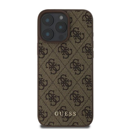 Guess 4G Classic - pouzdro pro iPhone 16 Pro (hnědé)