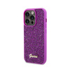 Guess Disco Metal Script - iPhone 15 Pro tok (fukszia)