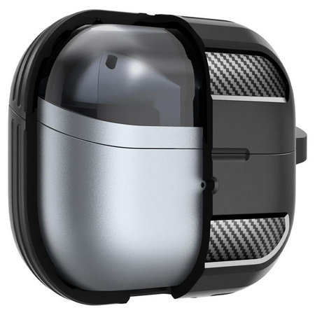 Spigen Rugged Armor - Etui pour Samsung Galaxy Buds 3 / 3 Pro (Noir mat)