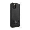 Mercedes Leather Urban Line - Étui pour iPhone 15 Plus (noir)