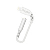 Energizer HardCase - Lightning to 3.5 mm jack audio adapter MFi certified 11 cm EU (White) lifetime warranty