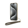 DKNY Wrist Strap Stock Logo - iPhone 15 Plus Case (beige)