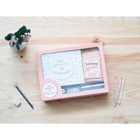 Communion gift pack pink