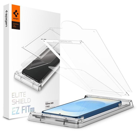 Spigen Elite Shield EZ Fit HD - Szkło hybrydowe do Samsung Galaxy S25 (Przezroczysty)