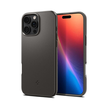 Spigen Thin Fit MagSafe - tok iPhone 16 Pro készülékhez (Gunmetal)