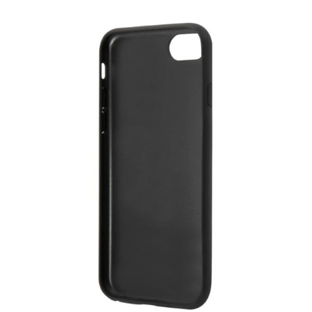 Karl Lagerfeld Saffiano Karl & Choupette Heads - pouzdro iPhone SE 2022 / SE 2020 / 8 / 7 (černé)