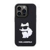 Karl Lagerfeld 3D gumové pouzdro NFT Choupette - iPhone 14 Pro Max (černé)