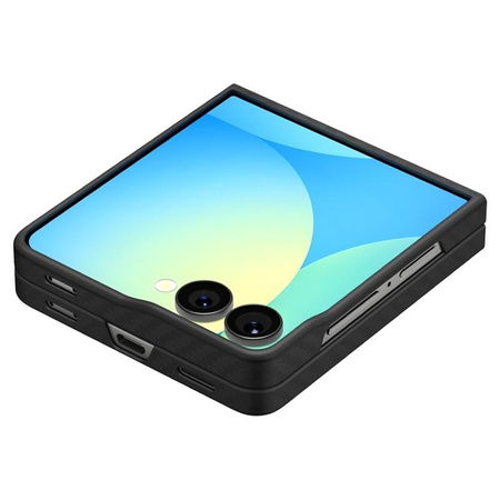 ETUI CZARNE SPIGEN DO GALAXY Z FLIP 7, Eleganckie, Smukłe, Premium Case