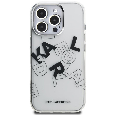 ETUI PRZEZROCZYSTE KARL LAGERFELD DO IPHONE 16 PRO, Case Bezbarwne, Modne