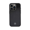 Mercedes Carbon Fiber Dynamic - Tasche für iPhone 15 Pro (Schwarz)