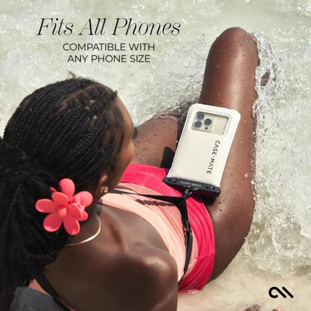 Case-Mate Waterproof Floating Pouch - Wasserdichte Smartphone-Hülle (Sand Dollar)