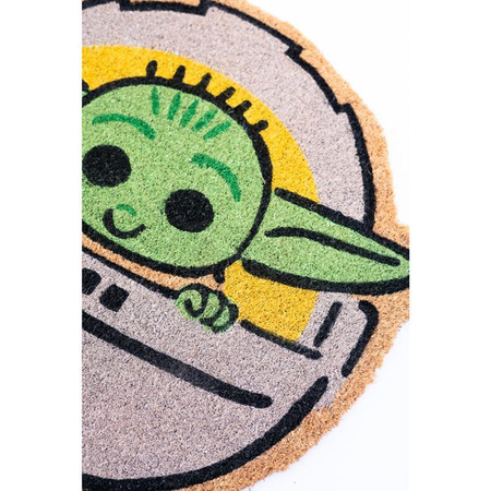 Star Wars - Paillasson en forme de Yoda pour bébé (40 x 60 cm)