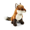 Rappa - Plyšový realistický maskot Liška sedící 27 cm Ekologicky šetrný
