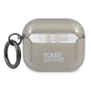 Karl Lagerfeld Choupette Head Glitter - Etui AirPods 3 (czarny)
