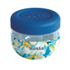 Quokka Bubble Food Jar - Kunststoff-Lebensmittelbehälter / Lunchbox 500 ml (Blue Peonies)