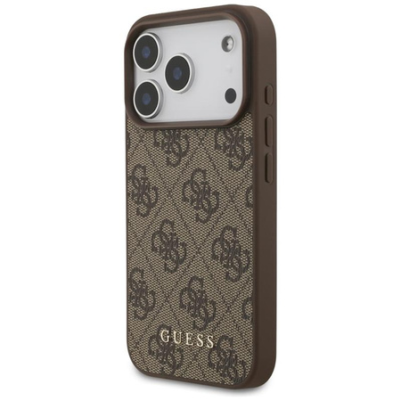 ETUI DO IPHONE 17 PRO BRĄZOWE GUESS CLASSIC ORYGINALNE ELEGANCKIE CASE