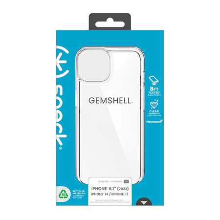 Speck Gemshell - Hülle für iPhone 16e / iPhone 15 / iPhone 14 / iPhone 13 (Transparent)