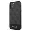 Guess 4G Bottom Stripe Kollektion - iPhone 12 Pro Max Tasche (grau)