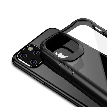 Crong Hybrid Clear Cover - iPhone 11 Pro Case (black)