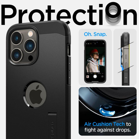 Spigen Tough Armor MagFit - MagSafe iPhone 14 Pro Case (Black)