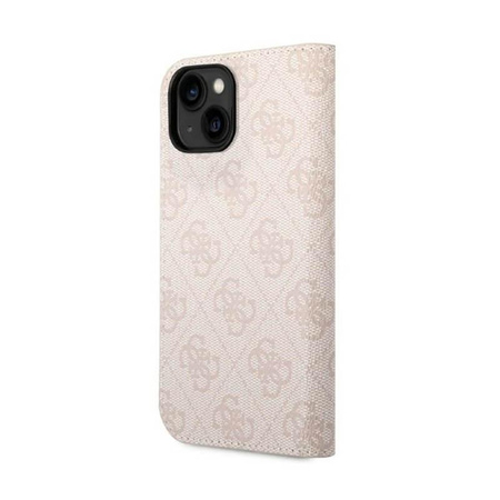 Guess 4G Metal Camera Outline Booktype Case - pouzdro pro iPhone 14 (růžové)