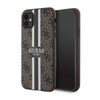 Guess 4G Printed Stripes MagSafe - iPhone 11 Case (Brown)