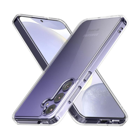 Crong Crystal Shield Cover - Etui Samsung Galaxy S24+ (Transparent)