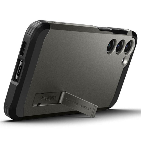 Spigen Tough Armor - Gehäuse für Samsung Galaxy S23+ (Gunmetal)