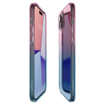 Spigen Liquid Crystal Glitter - pouzdro pro iPhone 15 (Gradation Pink)