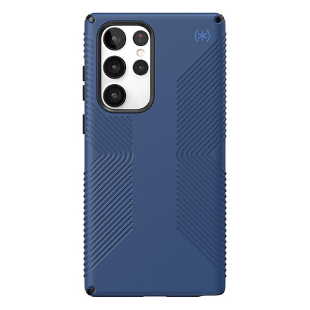 Speck Presidio2 Grip - Etui Samsung Galaxy S22 Ultra z powłoką MICROBAN (Coastal Blue/Storm blue)