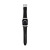 Karl Lagerfeld Saffiano Monogram - Řemínek pro Apple Watch 38/40/41 mm (černý)