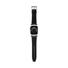 Karl Lagerfeld Saffiano Monogram - Řemínek pro Apple Watch 42/44/45/49 mm (černý)