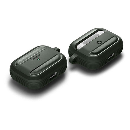 Spigen Rugged Armor - Étui pour Apple Airpods Pro (Vert)