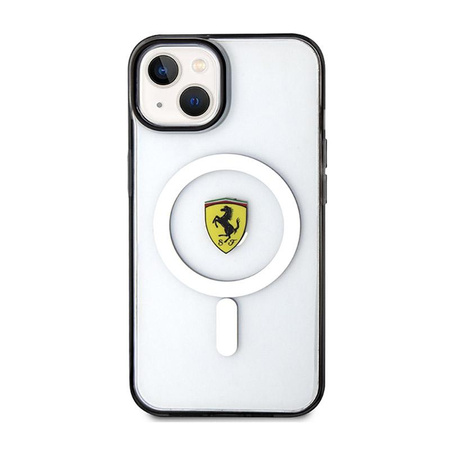 Ferrari Outline Magsafe - iPhone 14 Hülle (Transparent)