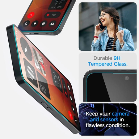 Spigen GLAS.TR EZ FIT - Gehärtetes Glas für Nothing Phone 3a / 3a Pro
