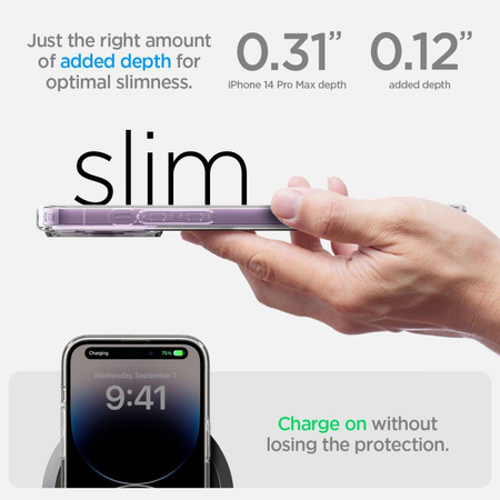 Spigen Ultra Hybrid MagSafe - Case for iPhone 14 Pro Max (Frost Clear)