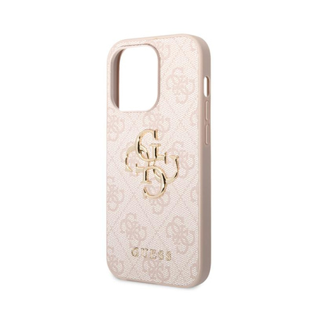 Guess 4G Big Metal Logo - Coque iPhone 15 Pro (rose)