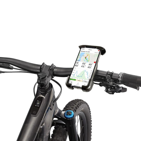 Crong Bikeclip Enduro - Support de téléphone pour vélo (noir)