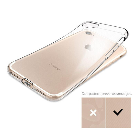 Spigen Liquid Crystal - Coque pour iPhone SE 2022 / SE 2020 / 8 / 7 (Transparent)