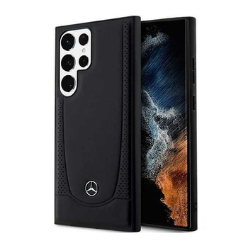 Mercedes Leather Urban Line - Etui Samsung Galaxy S23 Ultra (czarny)