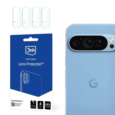 3mk lencsevédő - Google Pixel 9 Pro kamera objektív üveg (4 készlet)