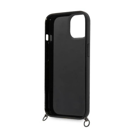 Karl Lagerfeld Color Stripes Strap - pouzdro pro iPhone 14 (růžové)