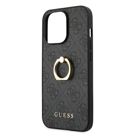 Guess 4G Ring Case - Etui iPhone 13 Pro (szary)