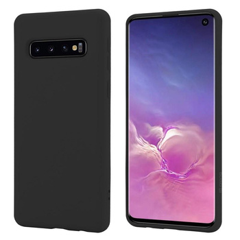 Crong Color Cover - Étui pour Samsung Galaxy S10 (noir)
